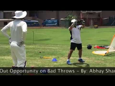 Run Out Opportunity Drill on Bad Throws