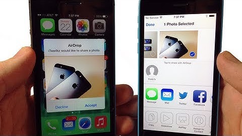 What is AirDrop & How to Use it - iPhone, iPod, iPad