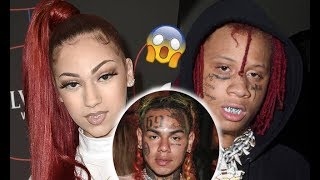 Bhad Bhabie exposes Trippie Redd for tryna chill w/ her alone and compares him to 6ix9ine.
