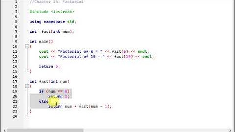 58   C++ CodeBlocks Recursion 01 Intro