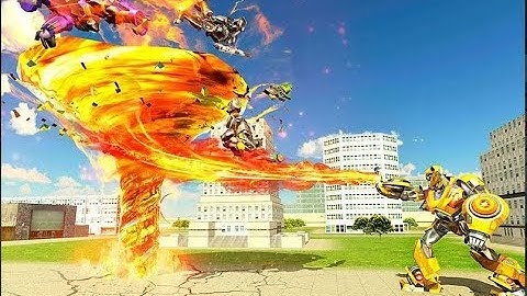 Tornado Robot Transform Android Game Gameplay