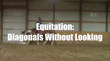 Equitation - Finding a Diagonal without Looking