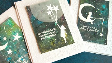 Distress Oxide Galaxy Backgrounds