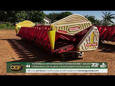Lote 44 - Plataforma de Milho Vence Tudo Série 7 | 18 Linhas | Ano 2018