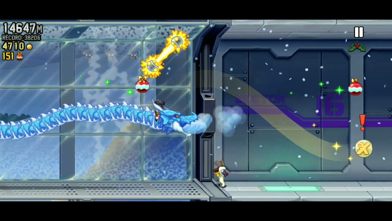 {🥨Trineo de JenGibre🍪} +(❄Dragón ELADO🧊) [🎅Jetpack Joyride 🎄]