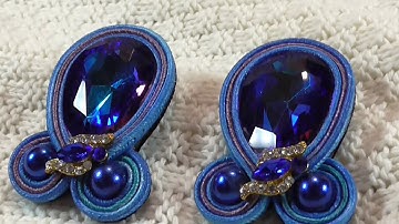 Soutache Basic Technique Earrings - July 2020