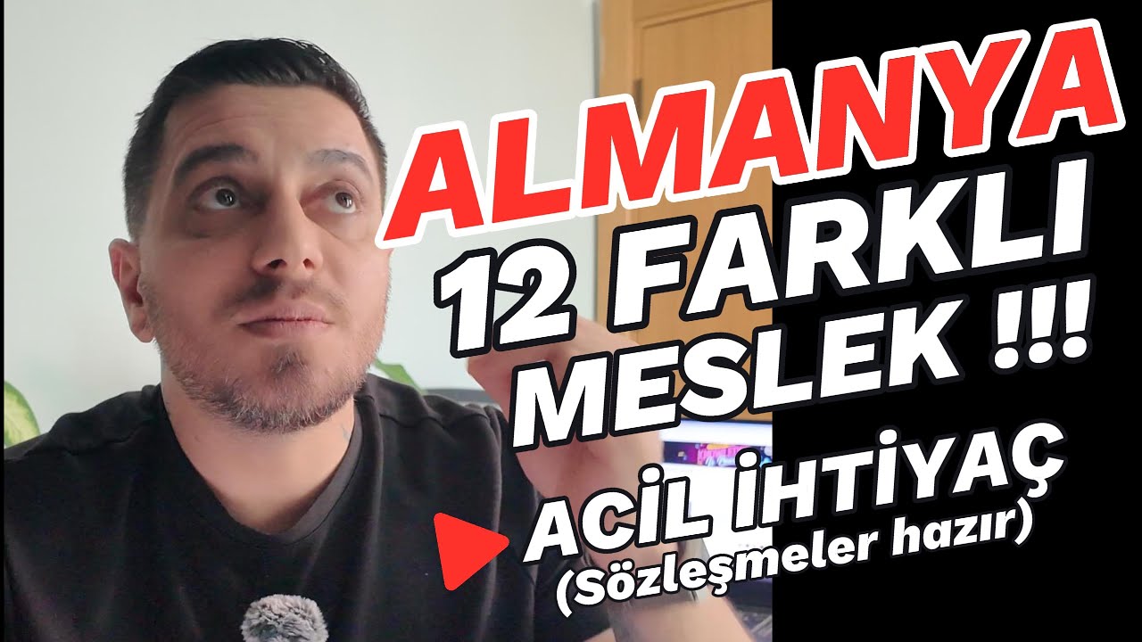 Acil İşçi Aranıyor! Almanya’da Fabrika, Şoför, Kuaför, Kaynakçı ve Daha Fazlası!