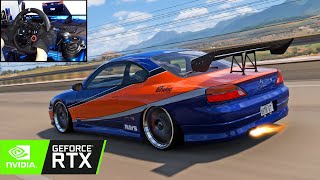 Nissan Silvia S15 Mona Lisa - Forza Horizon 5 (Steering Wheel + Shifter) Gameplay