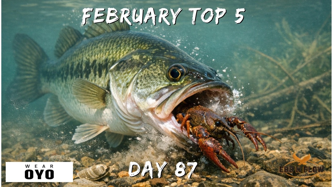 TOP 5 BAITS for February BASS FISHING (You NEED These Lures!)