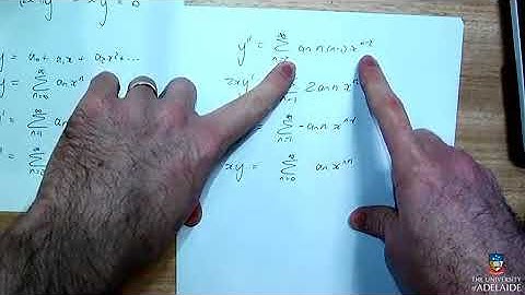 REVISION SEMINAR: DEII/EMIIA: Series and frobenius method, making systems of DEs (Sem 1 2018)
