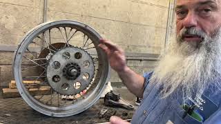 Kawasaki KZ900 DRAG WHEEL up for Ebay Auction JOHNNYS