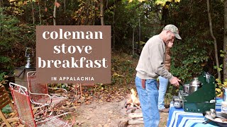 Early Morning Breakfast in the Mountains of Appalachia