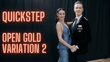 Quickstep Open Gold Variation 2 by Iaroslav and Liliia Bieliei #standwithukraine