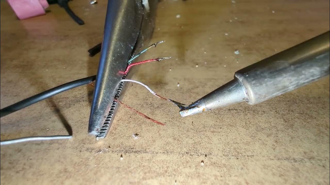 How to solder LITZ individually enameled stranded copper wire