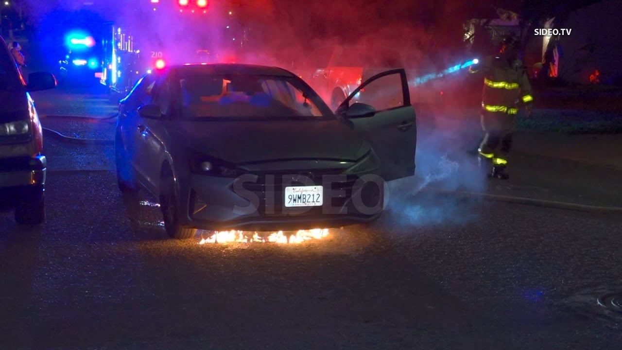 Firefighters Promptly Put Out Car Fire (Video Fixed) in Lemon Grove ...