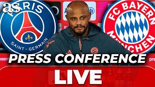 🔴 LIVE | Vincent Kompany's PRESS CONFERENCE ahead of PSG vs FC Bayern Munich | UCL