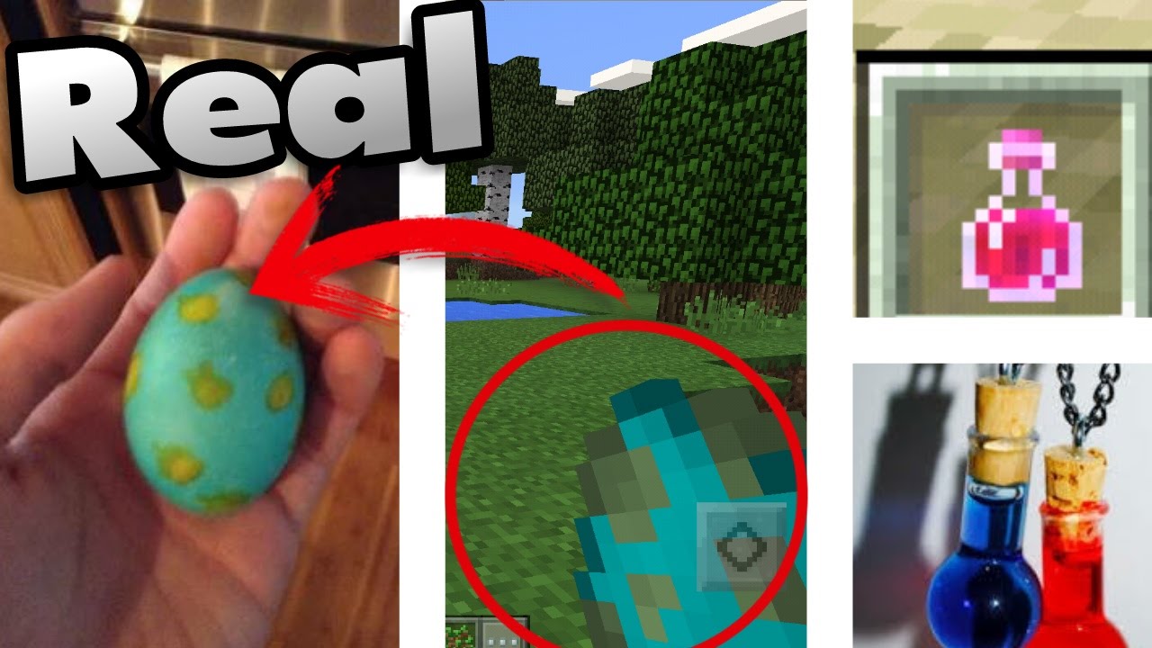 ITEMS DE MINECRAFT EN LA VIDA REAL - YouTube