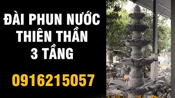 Thi Công Đài Phun Nước Đá Đen 5 Tầng Nghệ Thuật Tại Lạng Sơn | 091 621 5057 Thiên An Stone