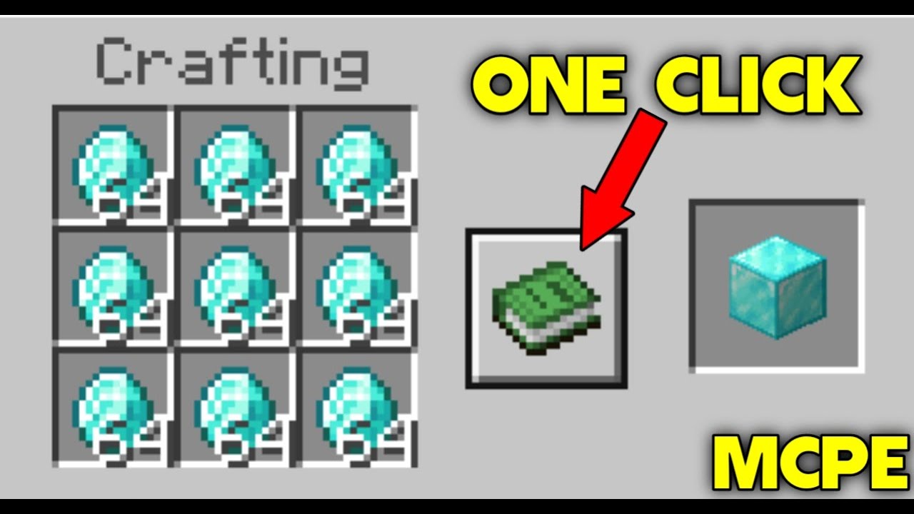 How to Craft All Items in One Click - Quick Crafting Addon for MCPE ...