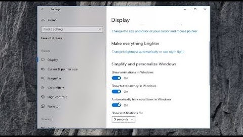 Make Scrollbars Always Visible on Windows 10