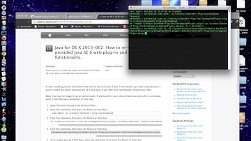 How To Downgrade From Oracle Java 7 To Apple Java 6 Via Terminal