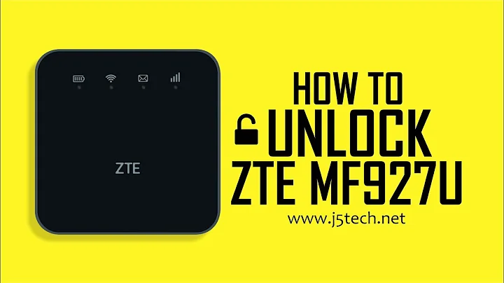 How to Unlock ZTE MF927U Ultimate Guide
