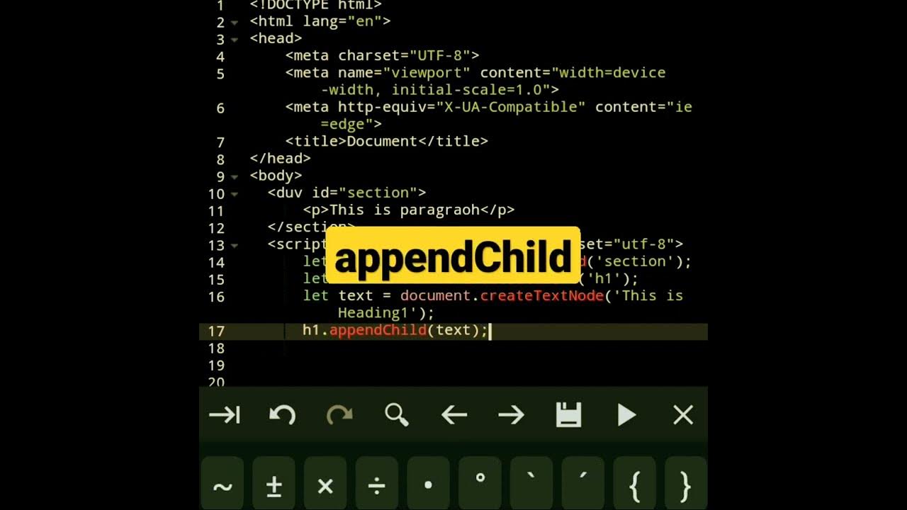 appendChild javascript tutorial shorts html javascript YouTube
