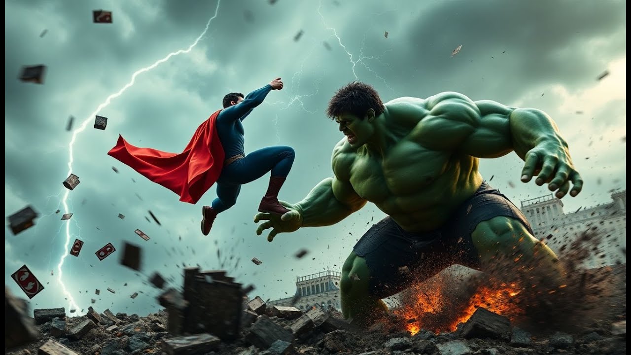 Superman vs Hulk – Epic Battle for Ages - YouTube