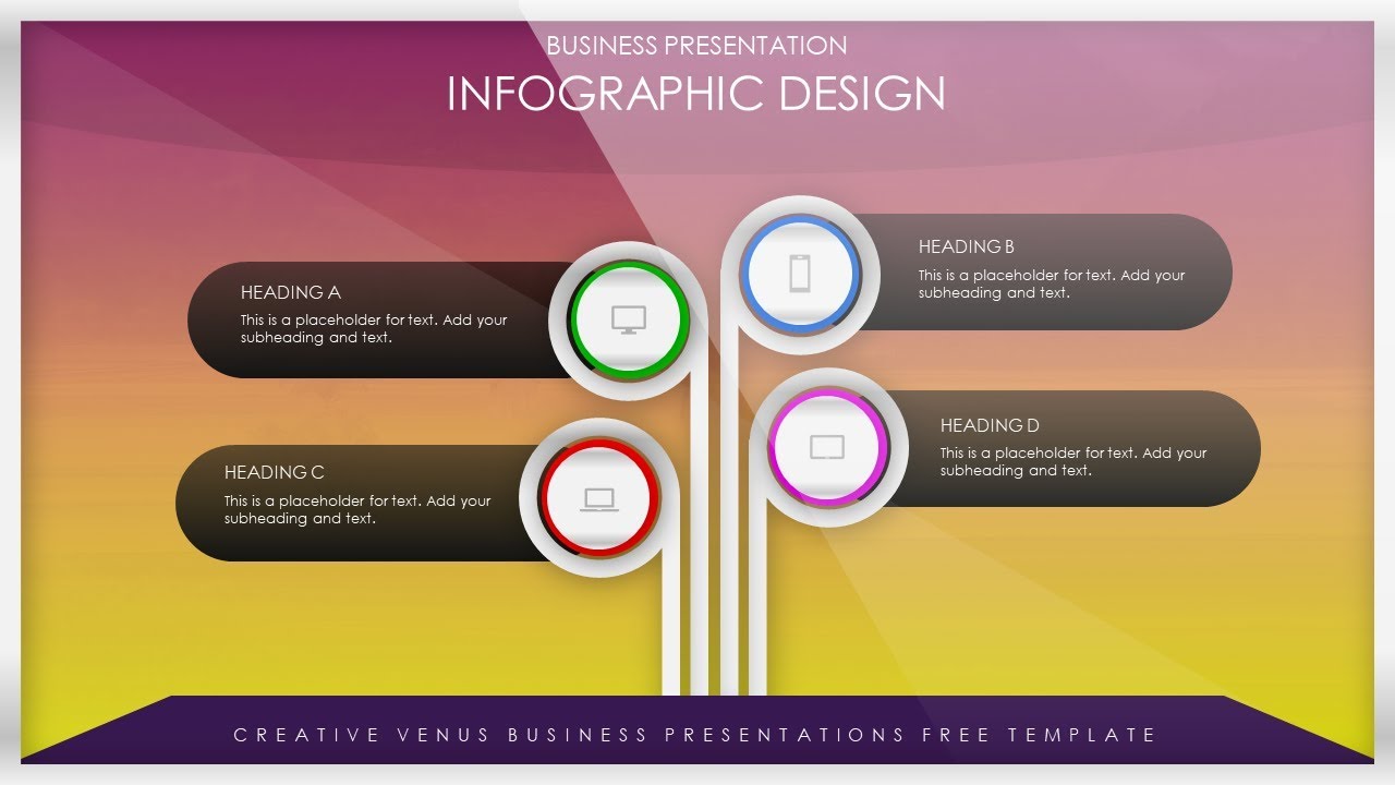 how to create a simple beautiful product features infographic in product presentations ppt