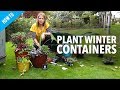 How to plant winter container gardens