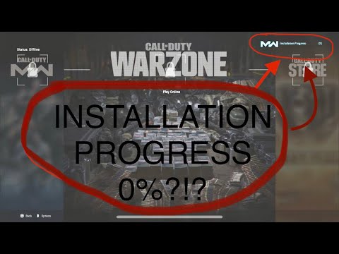 Call of Duty Warzone INSTALLATION PROGRESS 0% (STUCK AT ZERO!) / Download issues/error (FIXED)