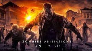 Zombies Animations asset For Unity3d