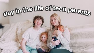 Day In The Life Of Teen Parents With a Toddler And Newborn by Brooke Morton 71,775 views 4 months ago 12 minutes, 30 seconds