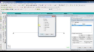 Staad Pro Tutorial 02-Analysis of a Simply Supported Beam carrying Central Point Load-Unite Coaching