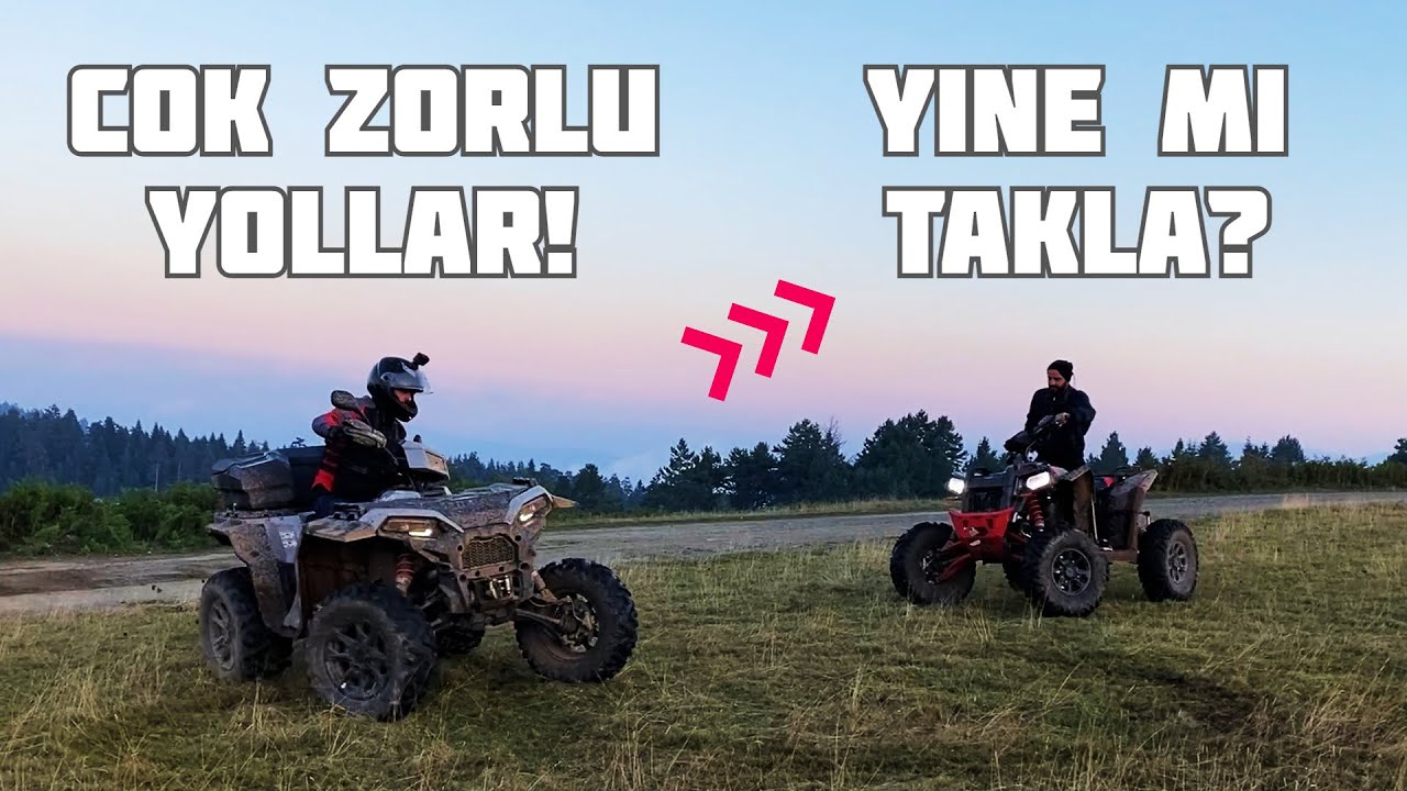 ZORLU YOLLARI NASIL AŞTIK? ATV HARD OFFROAD! POLARIS ATV & CFMOTO ATV - TÜRKİYE ATV 4x4
