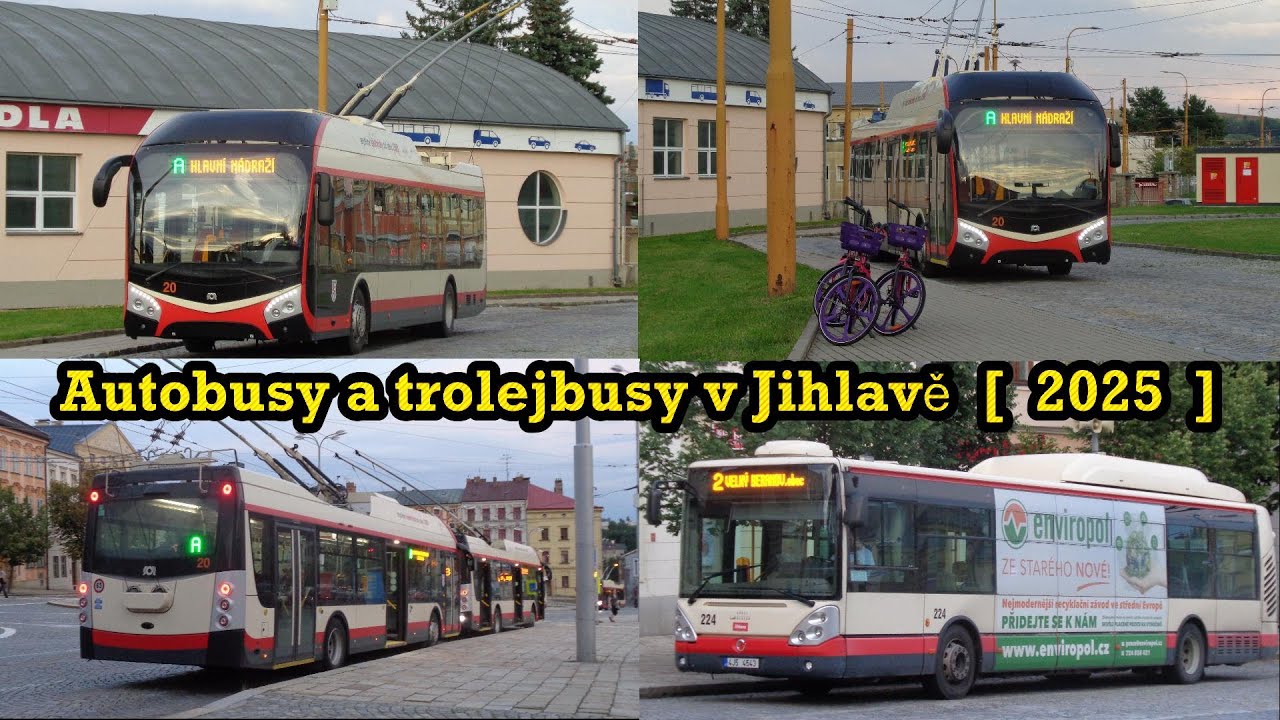 Autobusy a trolejbusy v Jihlavě & Buses and trolleybuses in Jihlava 2025