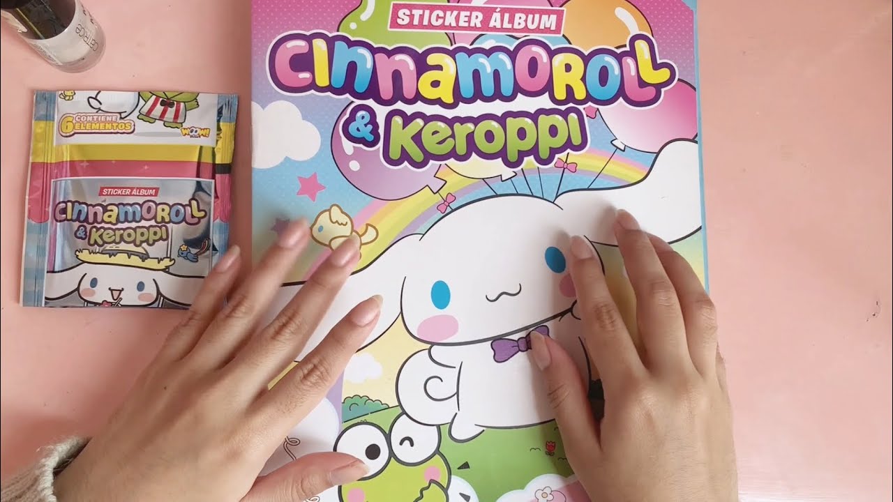 ASMR álbum de figuritas sanrio ʚ♡ɞ