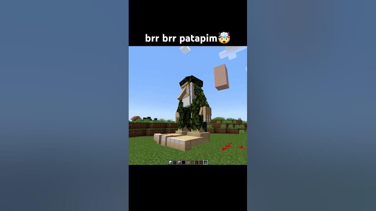 Minecraft brr brr patapim🤯 #shorts #minecraft #viral Minecraft brr brr patapim🤯 #shorts #minecraft #viral