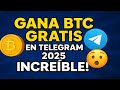 🚀 ¡Gana BTC Gratis en Telegram 2025! 💰 ¡Sigue estos Pasos Fáciles y Rápidos! 📲
