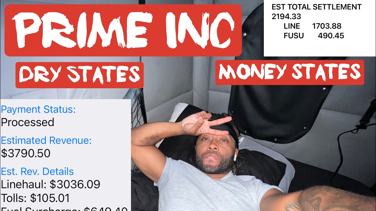 Prime Inc States That Pay Vs Dry States ‼️ Learn Good Load States‼️ 