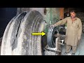 how to repair tire | tire repair | repair | tire | tractor tires repair tire | tractor |Amazing Work