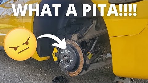 Replace Rear Wheel Studs on C5 Corvette