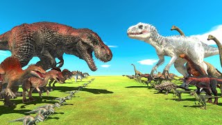 Dinosaurs Revolt - Battle of Indominus Rex and T-Rex