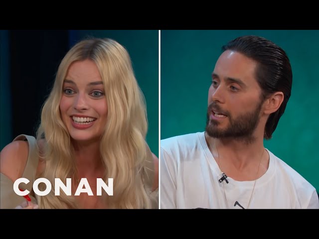 Jared Leto Never Broke Character As The Joker | CONAN on TBS class=