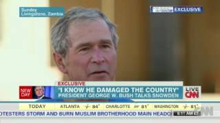 George W. Bush on Mandela, Snowden and his legacy
