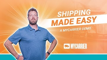 MyCarrier Demo - A Better Way to Ship LTL Freight