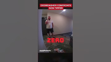 Door Dash Driver Confronts Non Tipper 😬