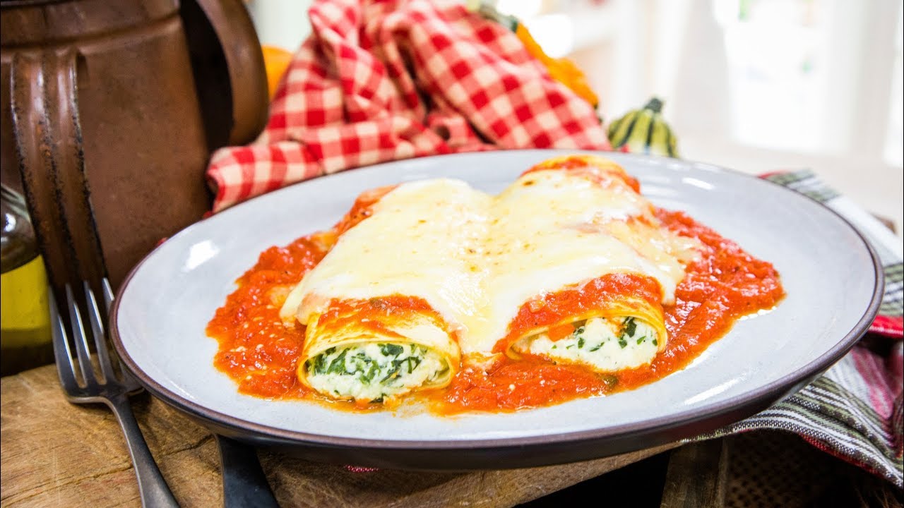 Spinach & Ricotta Cannelloni - Home & Family