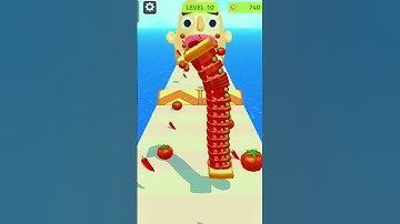 Sandwich Runner Max Level Gameplay #shorts #video #game #gaming #gameplay / Mobile Gameplay