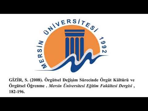 Video: Örgütsel değişim nedir?